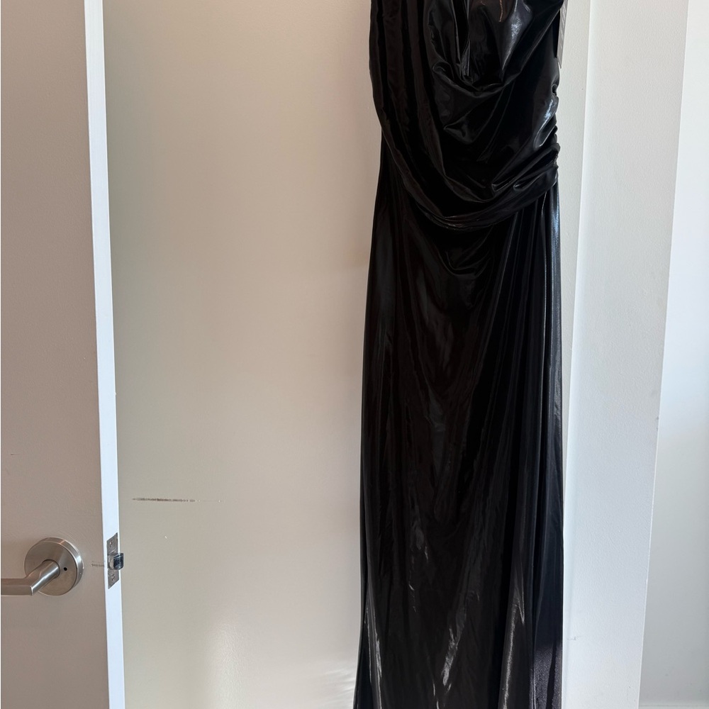 JLUXLABEL Black Bryanna Metallic Maxi Dress - Picture 3 of 6